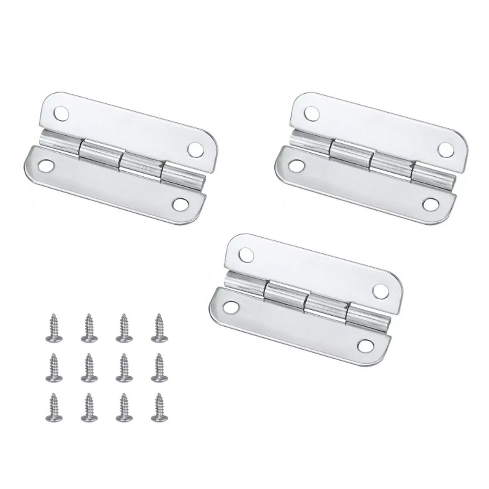 For Igloo Ice Chest Replacement Hinges 3PCS Stainless Steel Hardware Screws Kit