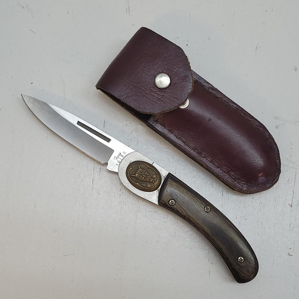 Vintage Rare Oni Cobra Fury 10182 Folding Knife Side Lock Factory Ed (VP4013483)