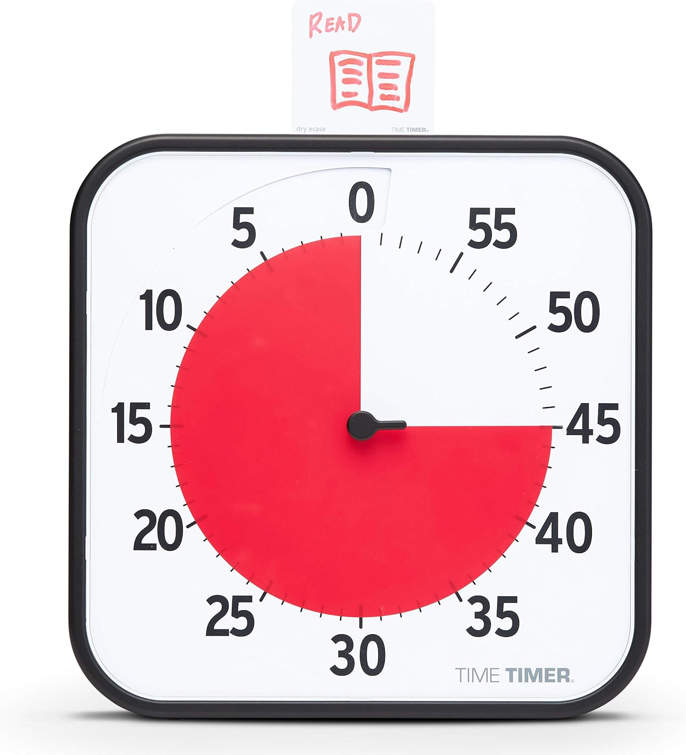 12 inch Visual Timer 60 Minute Kids Desk Countdown Clock with Dry Erase Activity