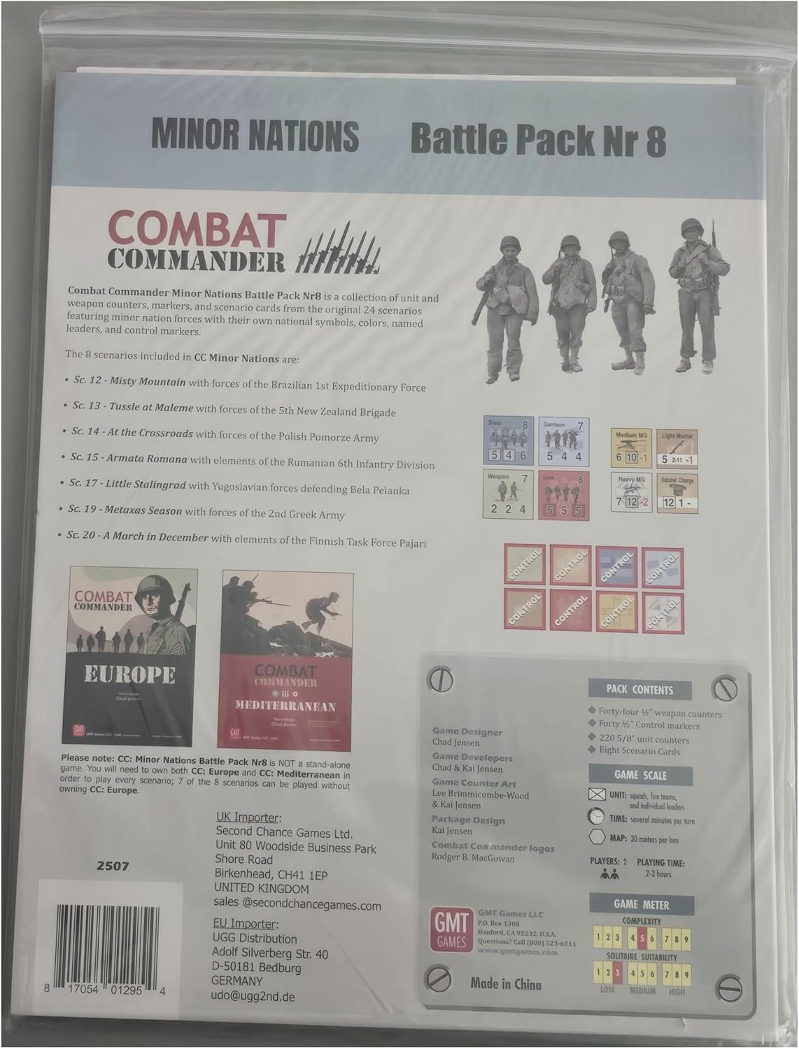 GMT Games Combat Commander: Battle Pack #8: Minor Nations