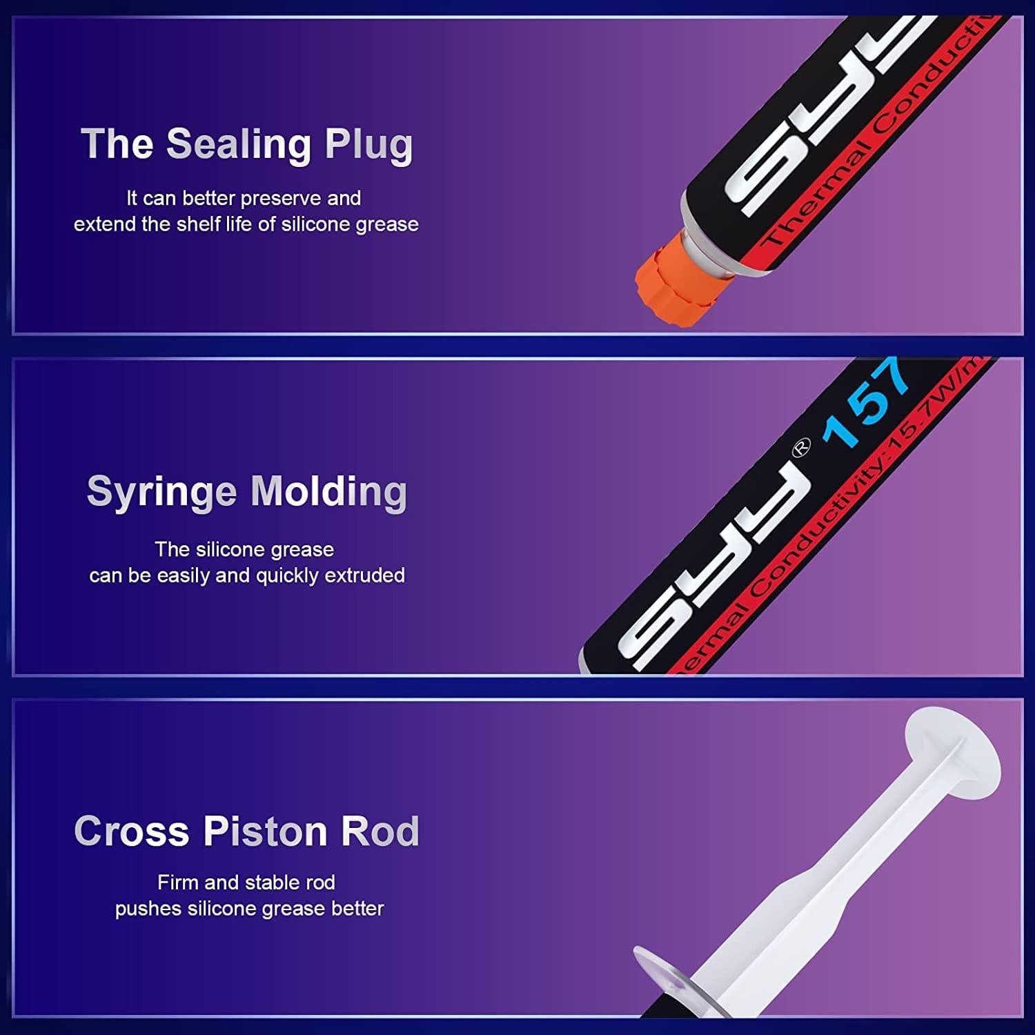 High-Conductivity Thermal Paste with Tool Kit - 40g for Optimal Performance