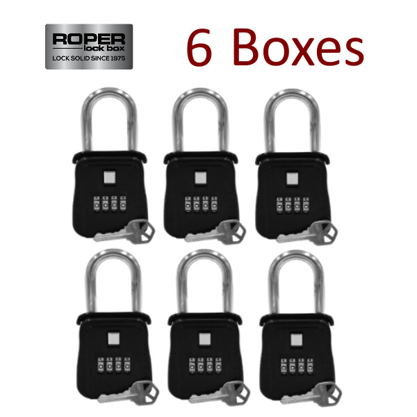 {LOT OF 6} Key Lock Box for Realtor & Real Estate (REO) - Door Hanger FAST SHIP
