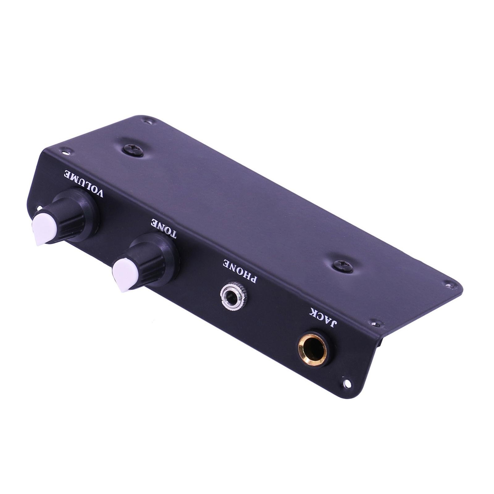 Pre-wired Silent Travel Guitar Pickups with Volume Tone Control & Battery Box
