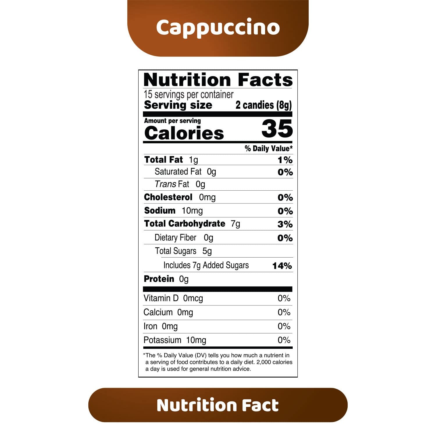 Kopiko Cappuccino Candy – Bold-Tasty Hard 4.23 Ounce (Pack of 2), Brown