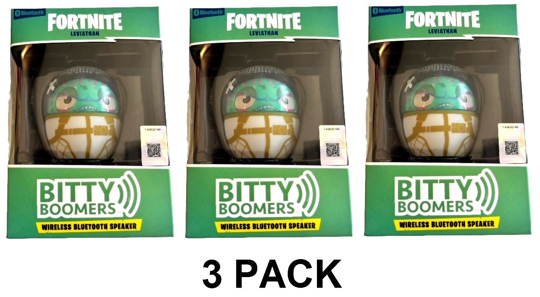 Fortnite Leviathan Bitty Boomers Wireless Bluetooth Speaker (3-PACK)