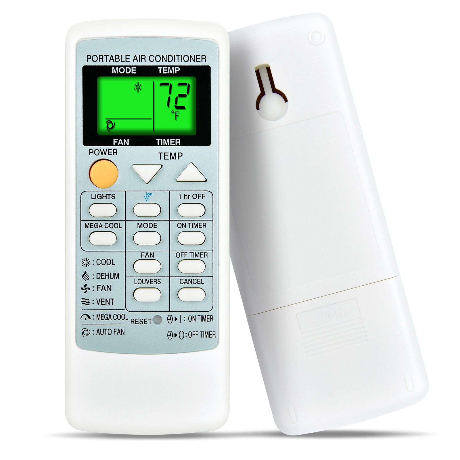 CRMC-A663JBEZ Remote Control For Sharp Air Conditioner CRMC-A805JBEZ w/Backlight