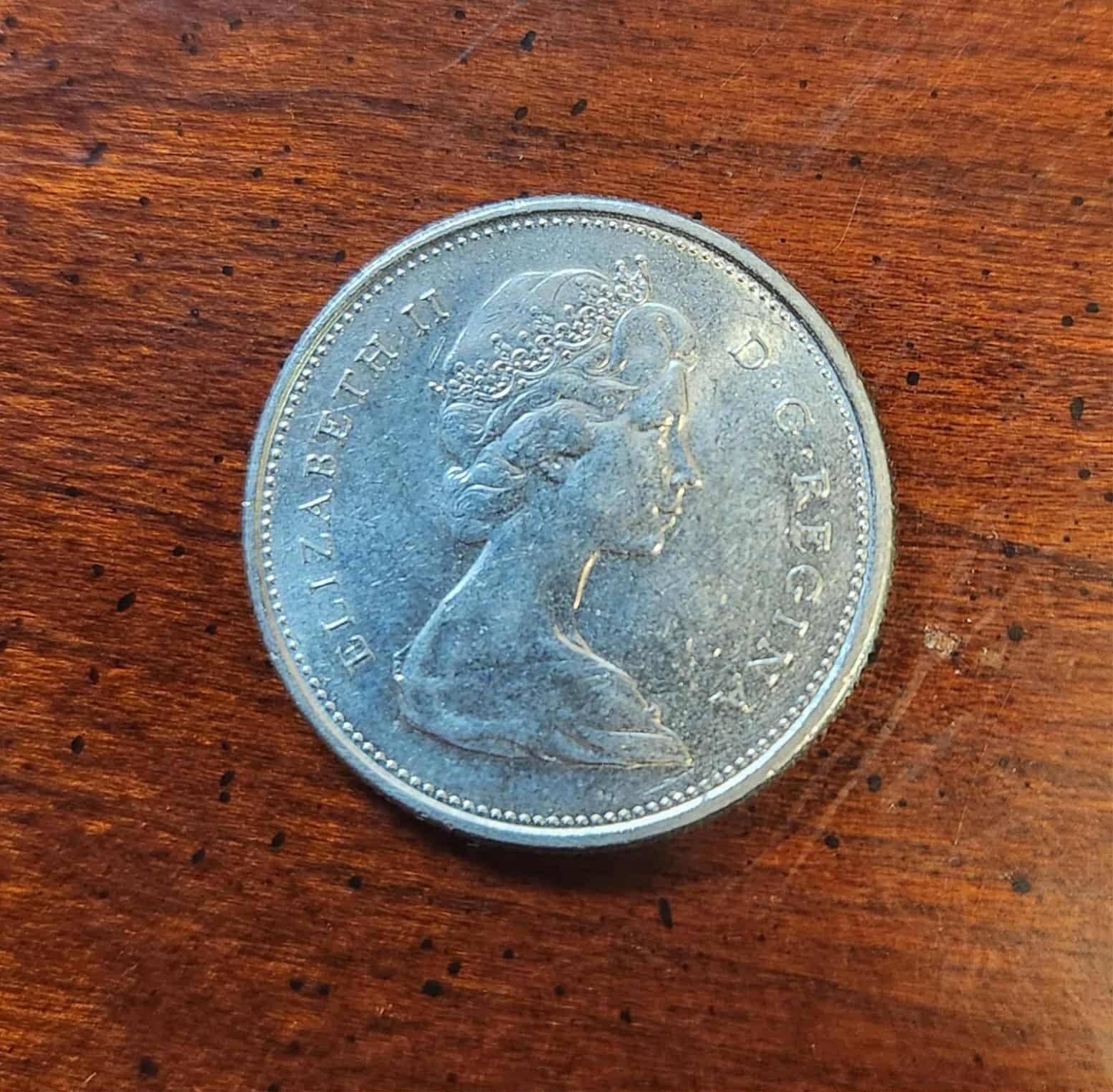 Canada 25 Cents Coin 1976 Queen Elizabeth II