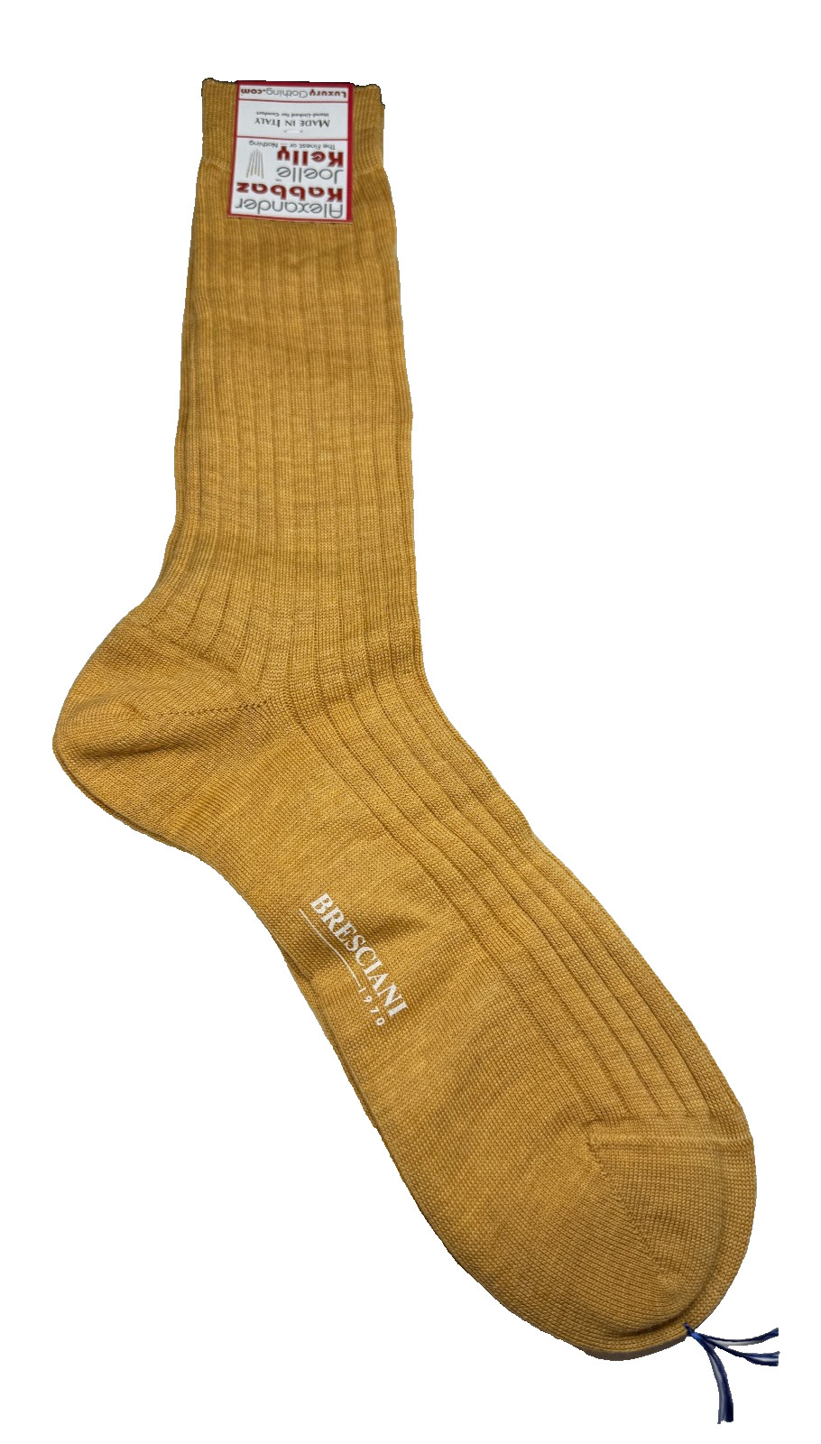 Bresciani 1970/ Alexander Joelle  Italian Luxury 100% Lana Wool Mens Socks NWT