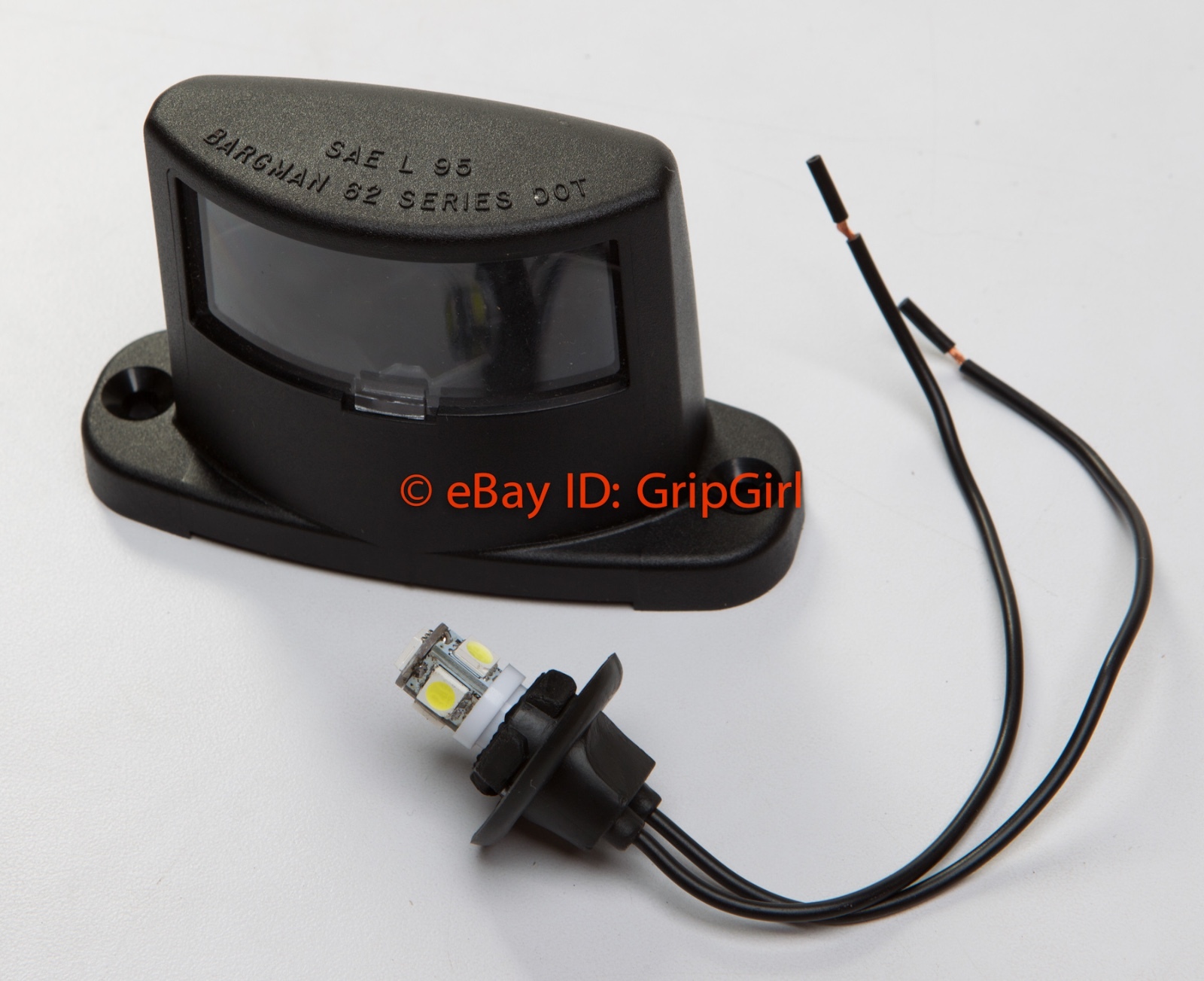 LED Upgrade Replacement BULB ONLY for Bargman 62 Trailer License Plate Light