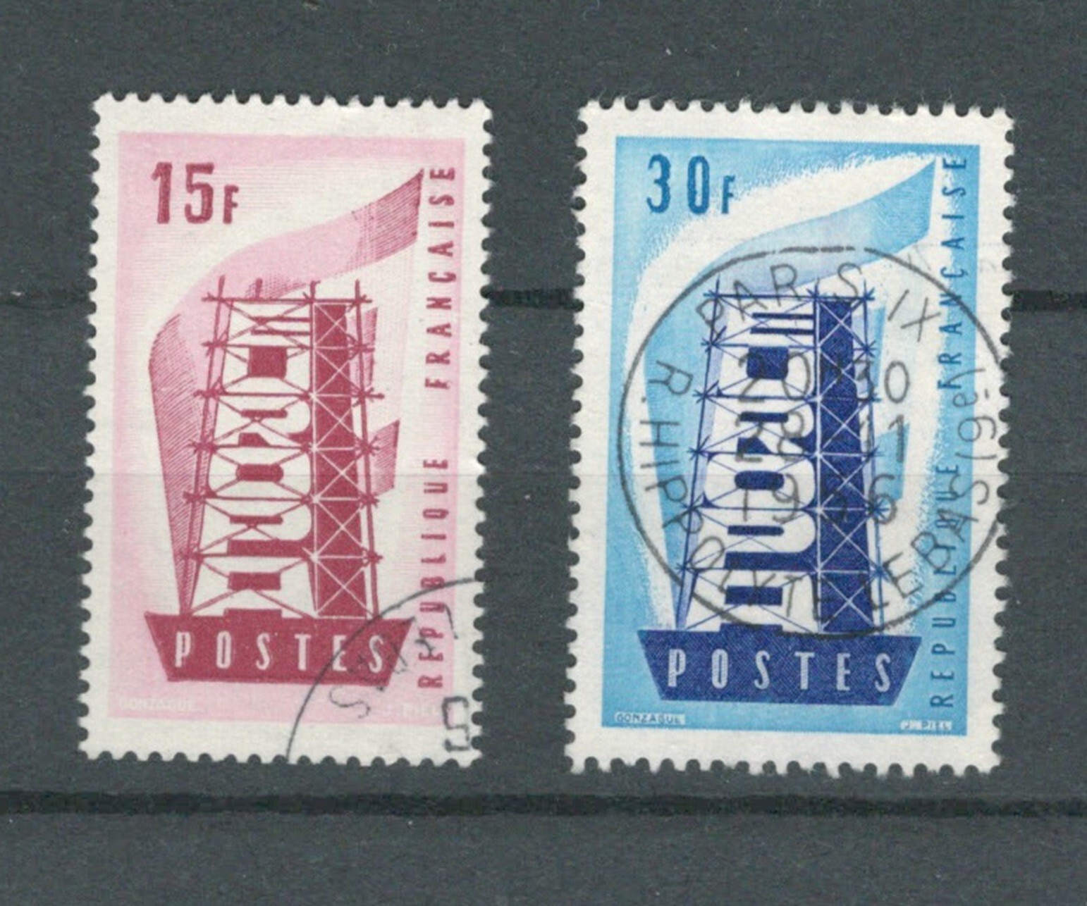 FRANCE EUROPE USED SET OF EUROPA COMMEMORATIVE STAMPS   LOT(EURO 225)