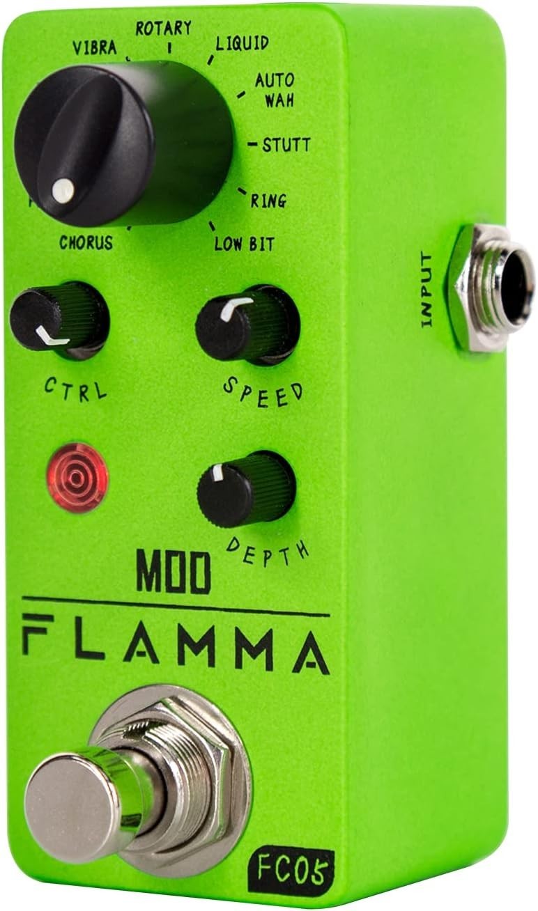 Durable Mini Modulation Pedal with 11 Essential Effects for Creative Sound