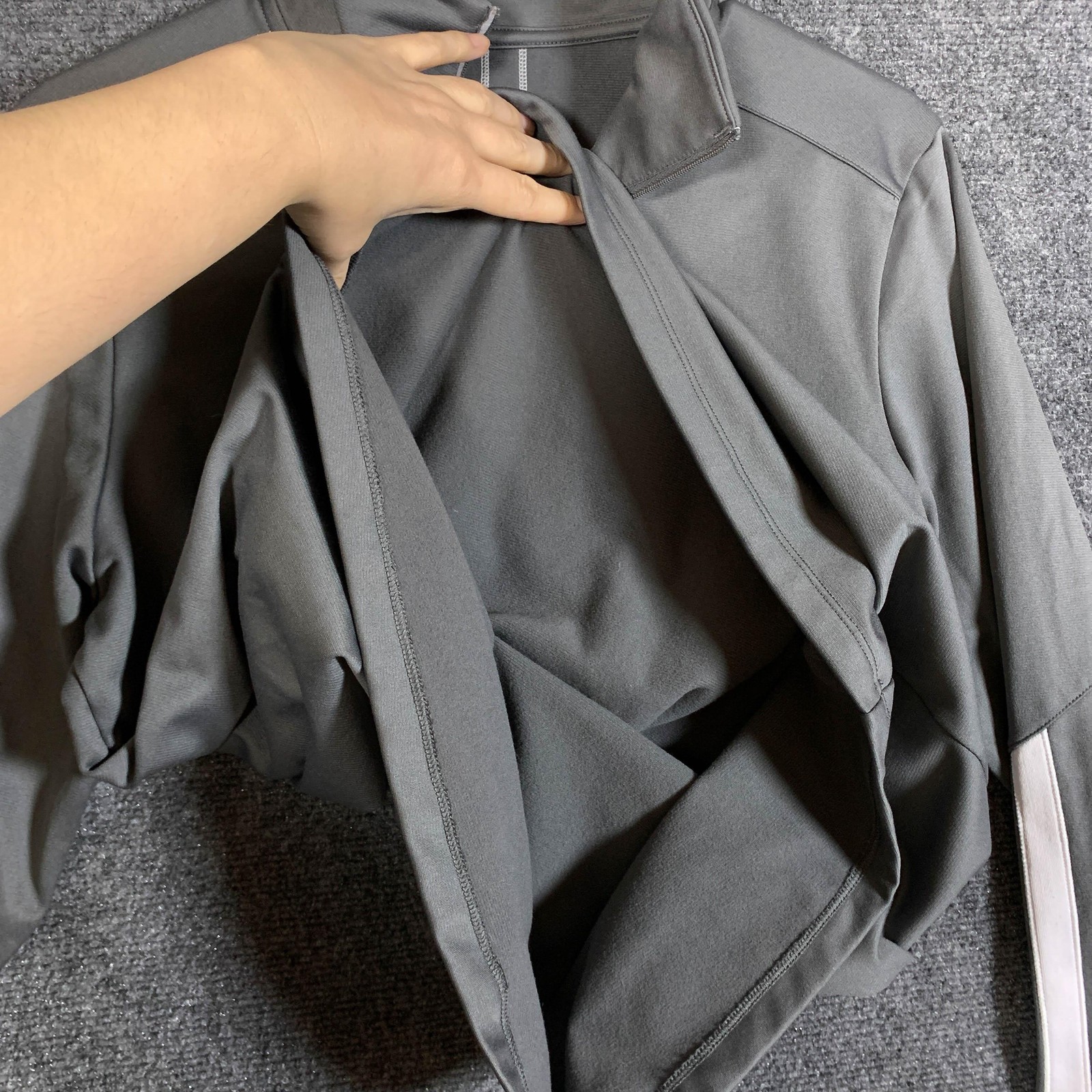 Under Armour Pullover Mens Medium Gray Quarter Zip Long Sleeve All Season Gear
