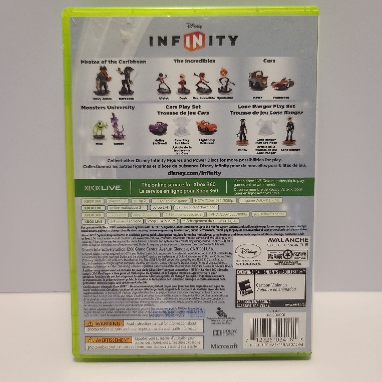 Disney infinity Lot Xbox 360