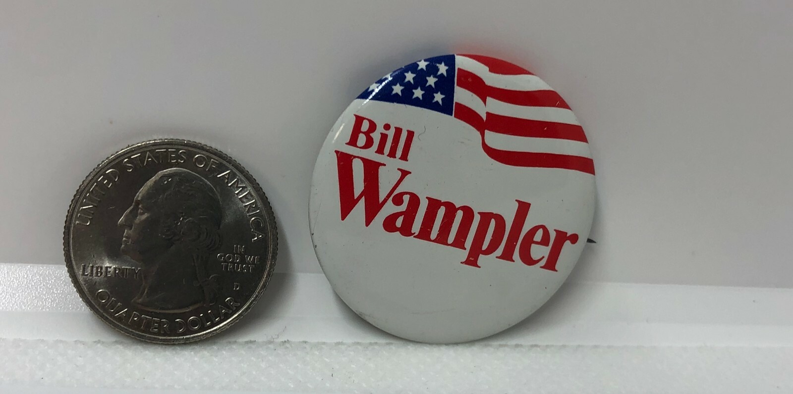 Bill Wampler Political Pin
