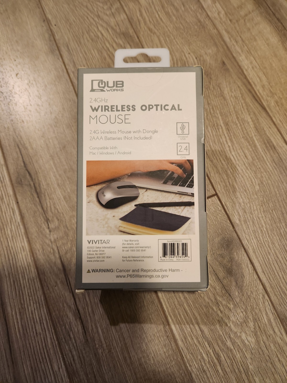 Qub Works Wireless Optical Mouse 2.4 GHz