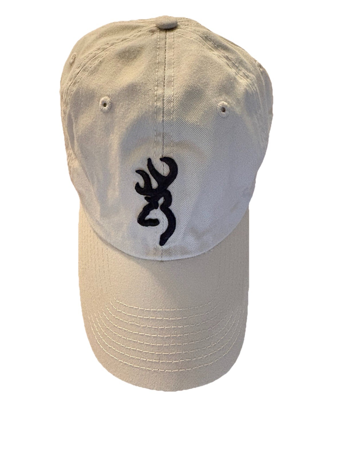 New Browning Beige Cotton Adjustable Cap Hunting Men Outdoor Sports