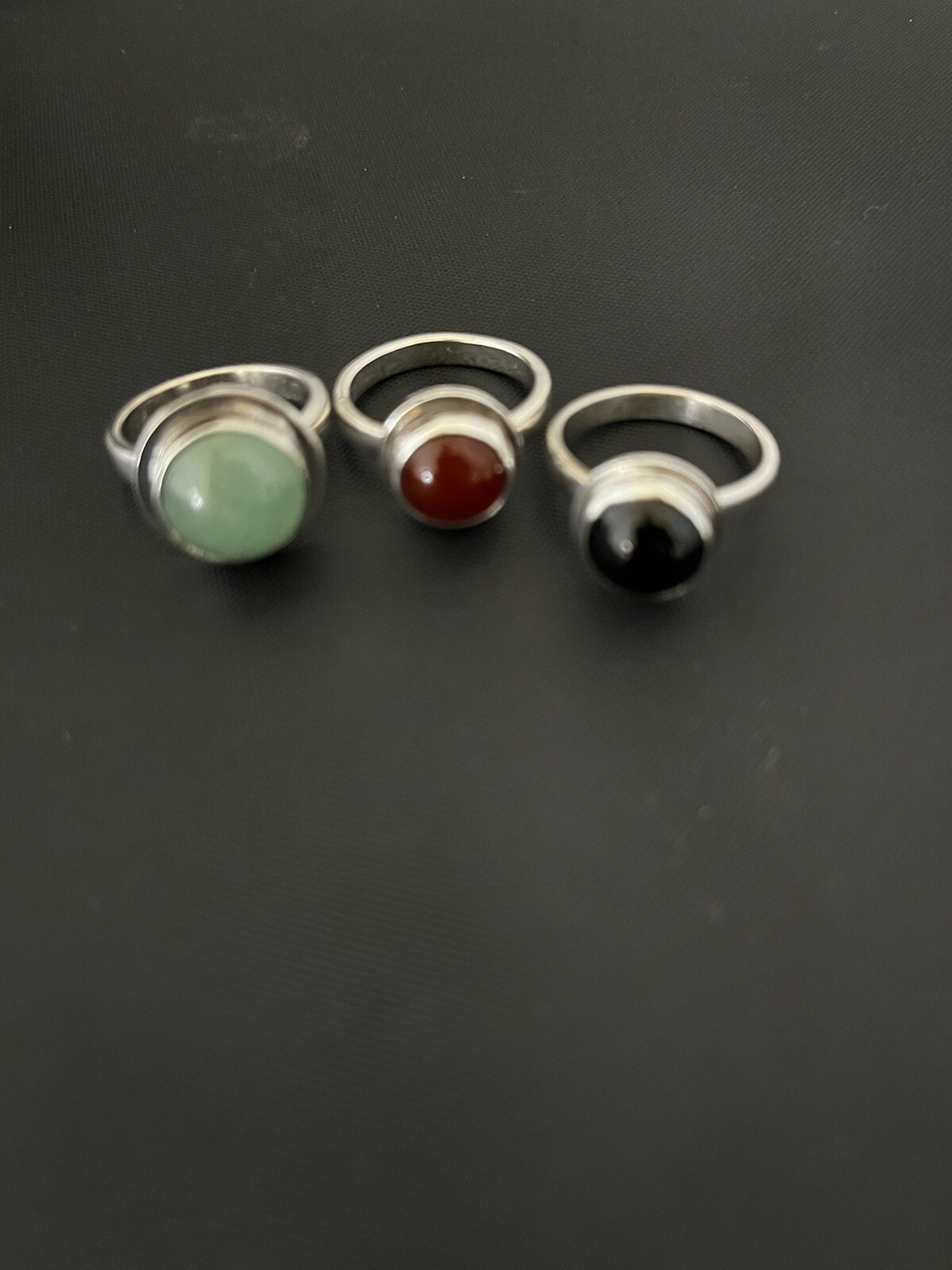 Silver Ring Simple Ring Single Stone Handmade Ring