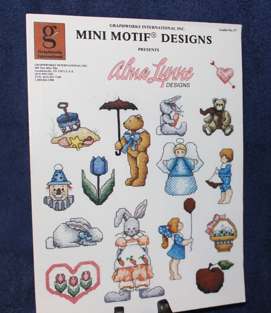 Graphworks Alma Lynne Designs Mini Motif Designs Cross Stitch Pattern