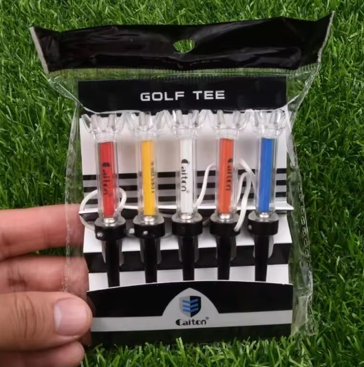 Caiton Magnetic Golf Tees - 360-degree bounce - 90mm - 5pk