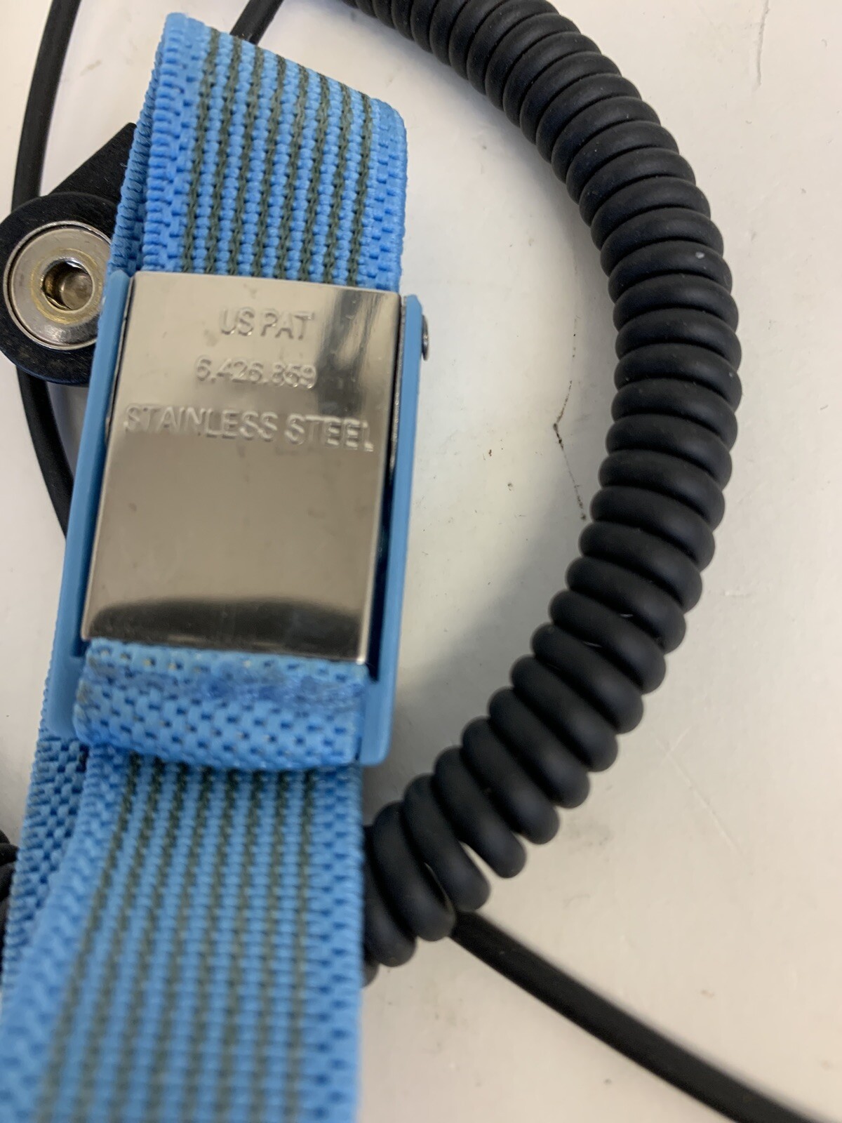 Static Solutions Elastic Static Control Flexible Wrist Strap Fast Shipping!