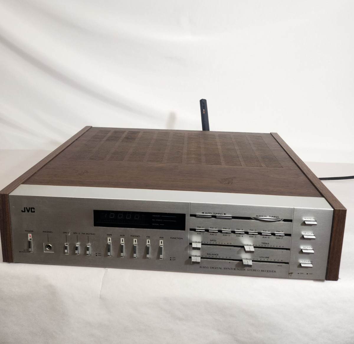 JVC R-S55 Vintage Digital Synthesizer Stereo Receiver Super-A 40WPC - UNTESTED