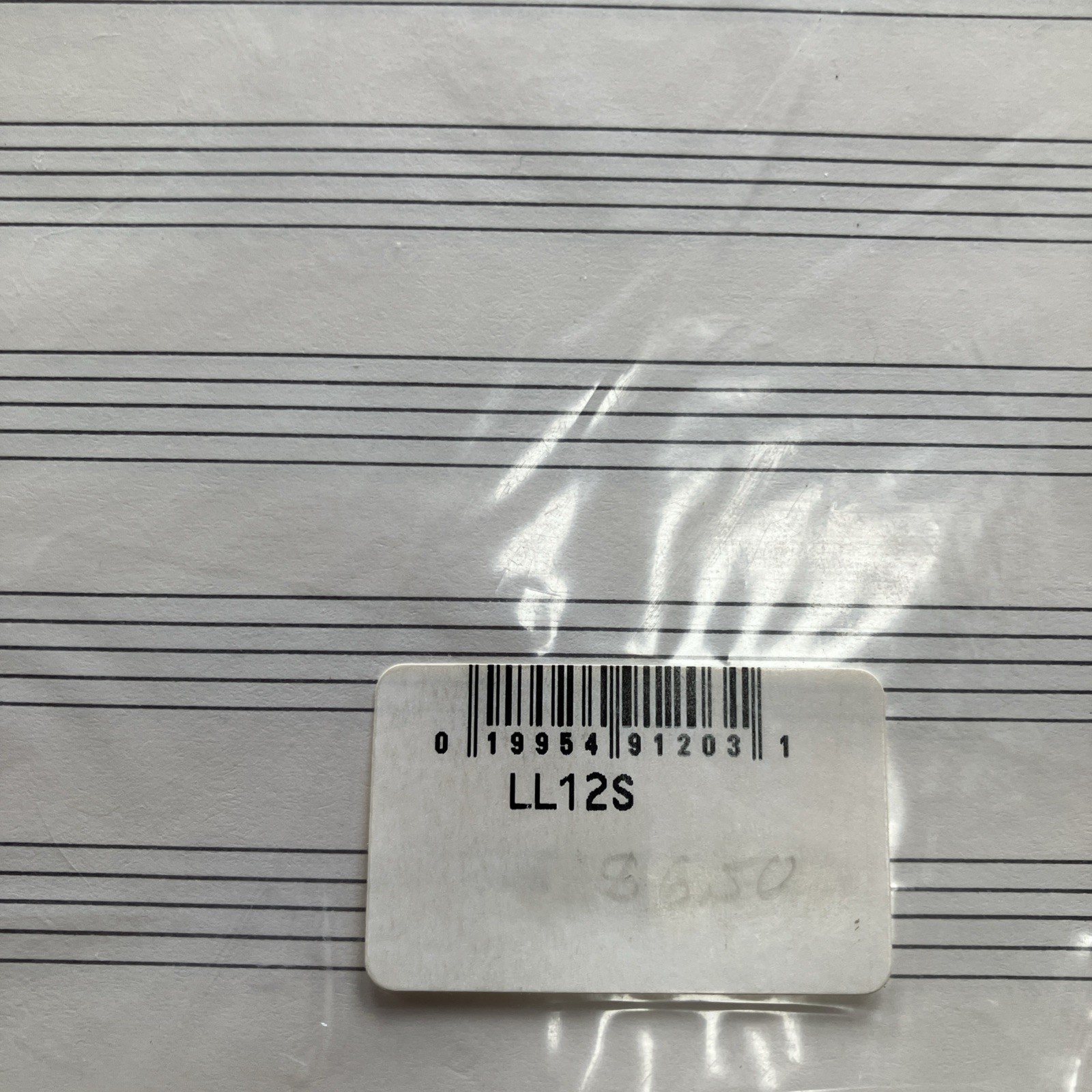 Archives 50 Looseleaf Sheets/LL12S-12 Stave
