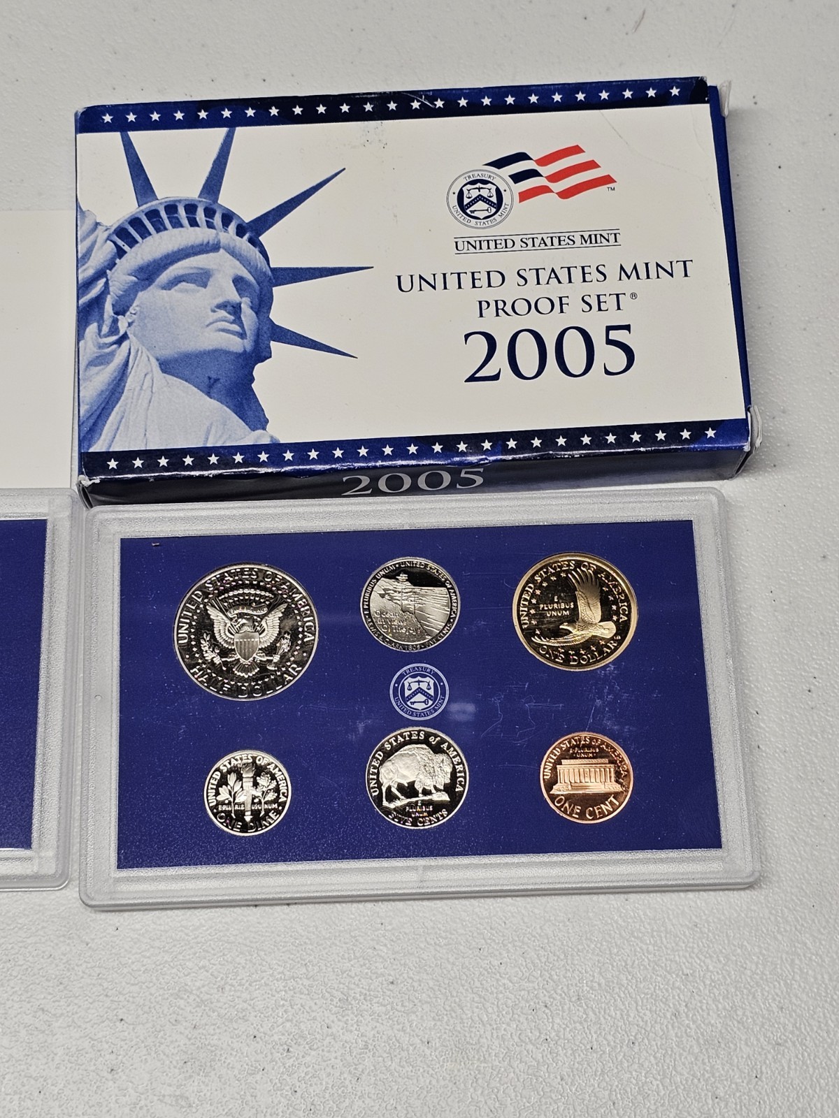 2005 Clad Proof Set U.S. Mint Original Government Packaging OGP COA