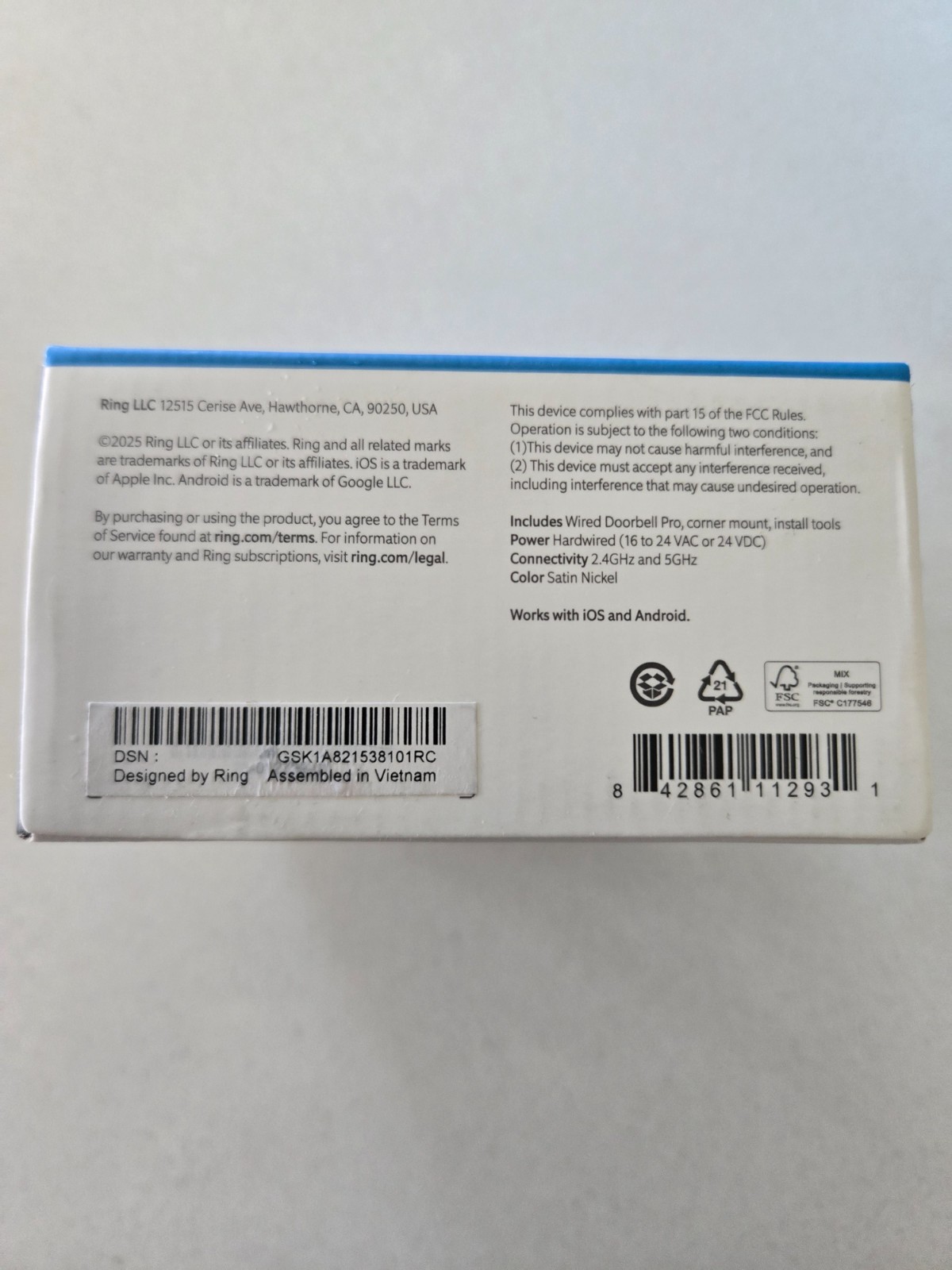 Ring Video Doorbell Pro (Wired)