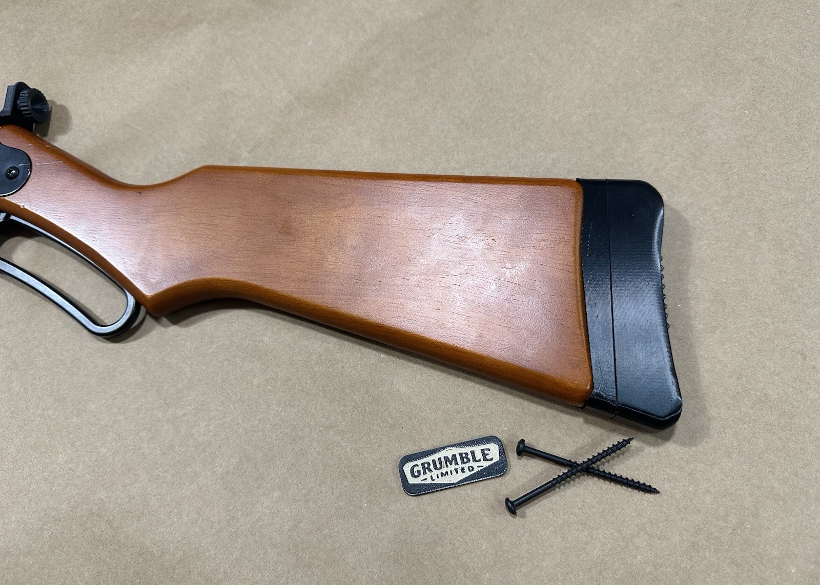 Daisy Red Ryder Stock Extension For Factory Wood Stock - 1.5" - Screws Included
