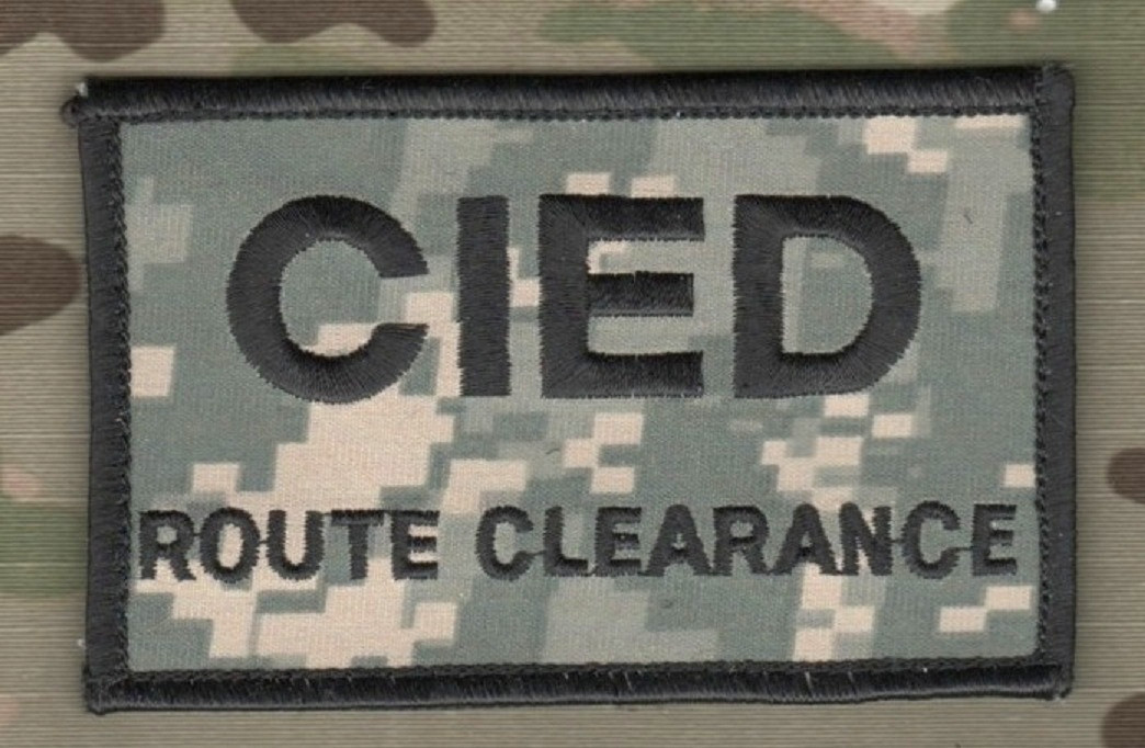 GWOT CJSOTF-A AFGHANISTAN SANDBOX DEPLOYMENT BOMB PATRO vêlkrö ACU PATCH:⭐CIED⭐