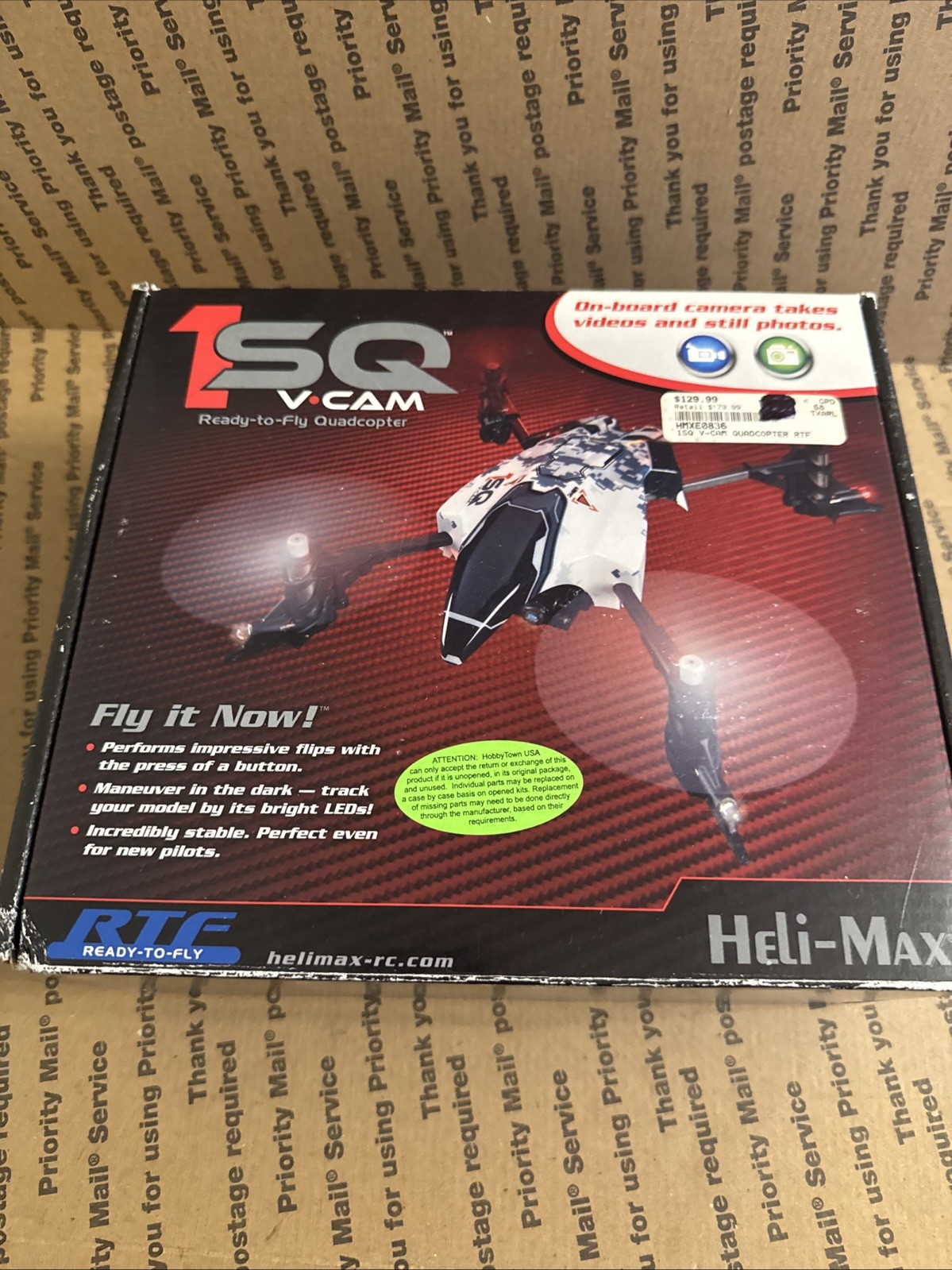 Brand New Heli-Max Quadcopter 1SQ V-CAM - 2.4GHz HMXE0836 (Please Read)