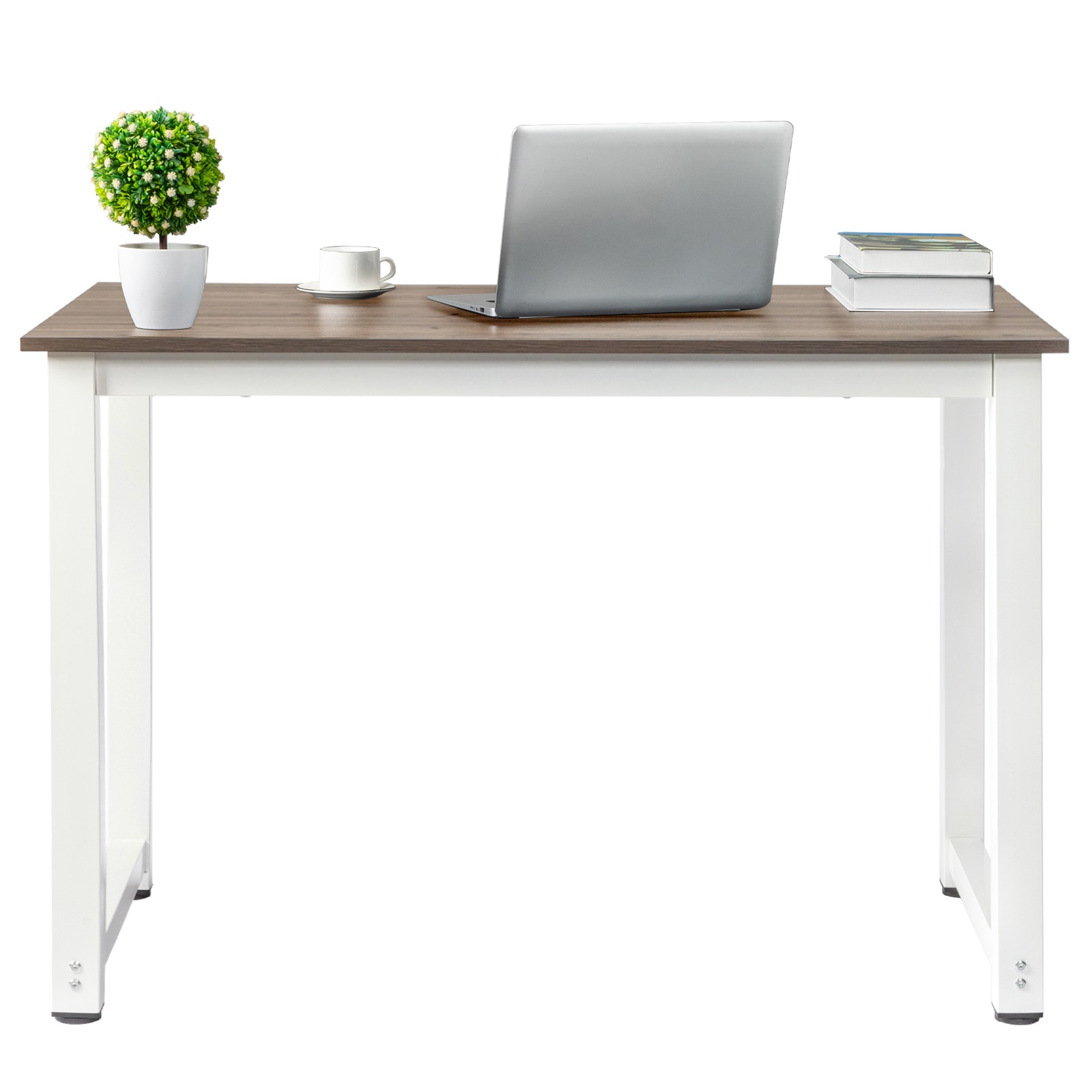 110cm Decent High Strength Wooden Computer Desk Gray