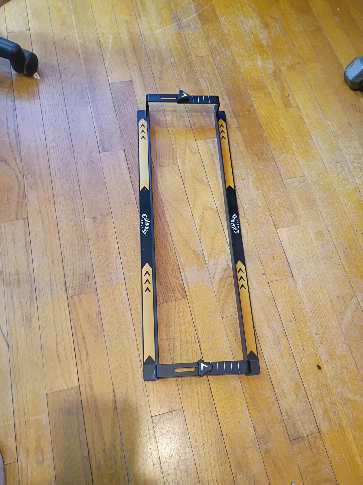 Callaway Alignment Frame Golf Swing Trainer, Yellow Black