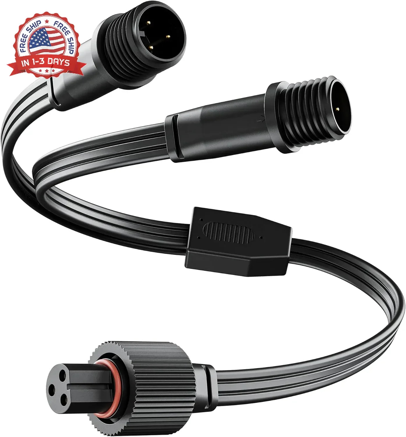 Y-Connector Splitter for Govee Permanent Outdoor Lights and Pro, Extension Cable