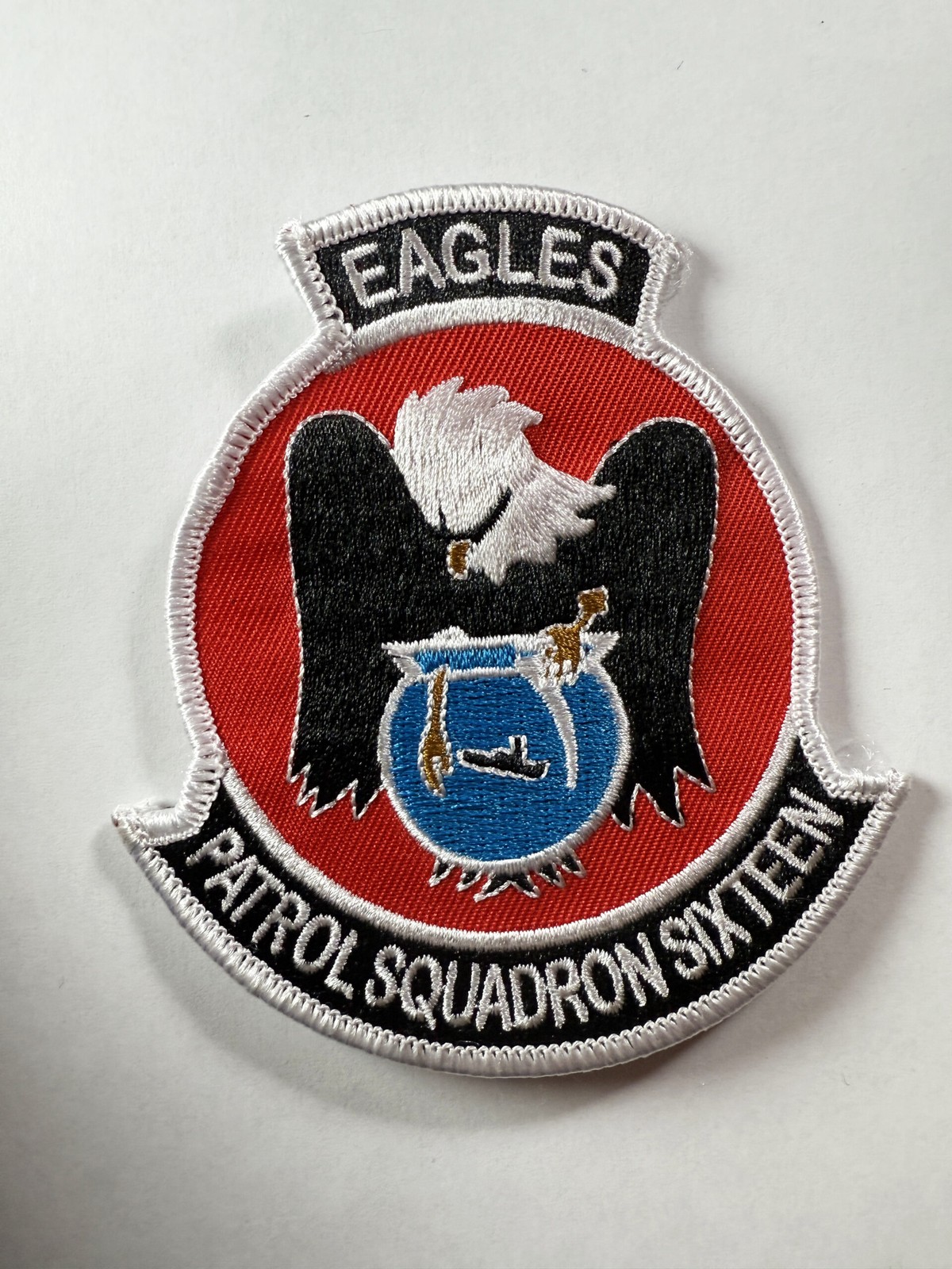 VP-16 War Eagles Squadron Patch – Iron On/ Sew On, Embroidered, 4 Inch