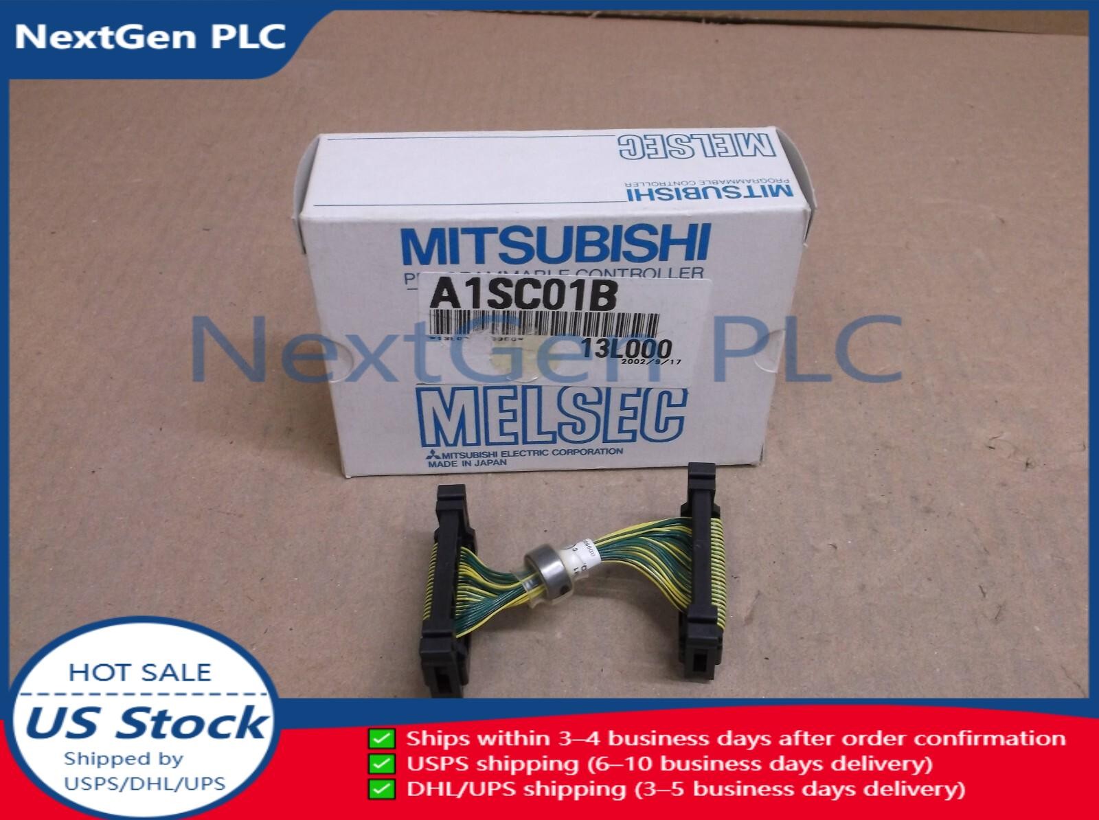 A1SC01B Mitsubishi NEW In Box PLC 0.1M Extension Cable