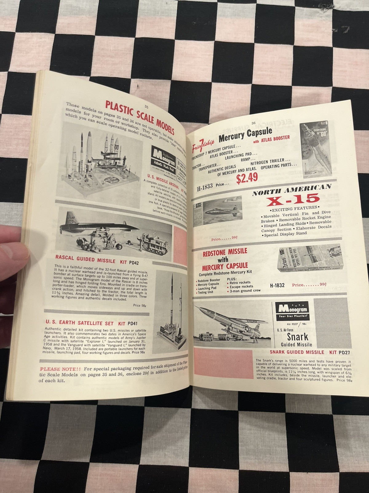 1963 Annual Catalog Centuri Model Rocketry Products