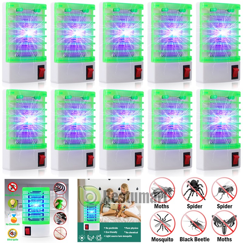Lampara Anti Mosquitos UV Exterminador Electrico De Insectos Mata Antimosquitos