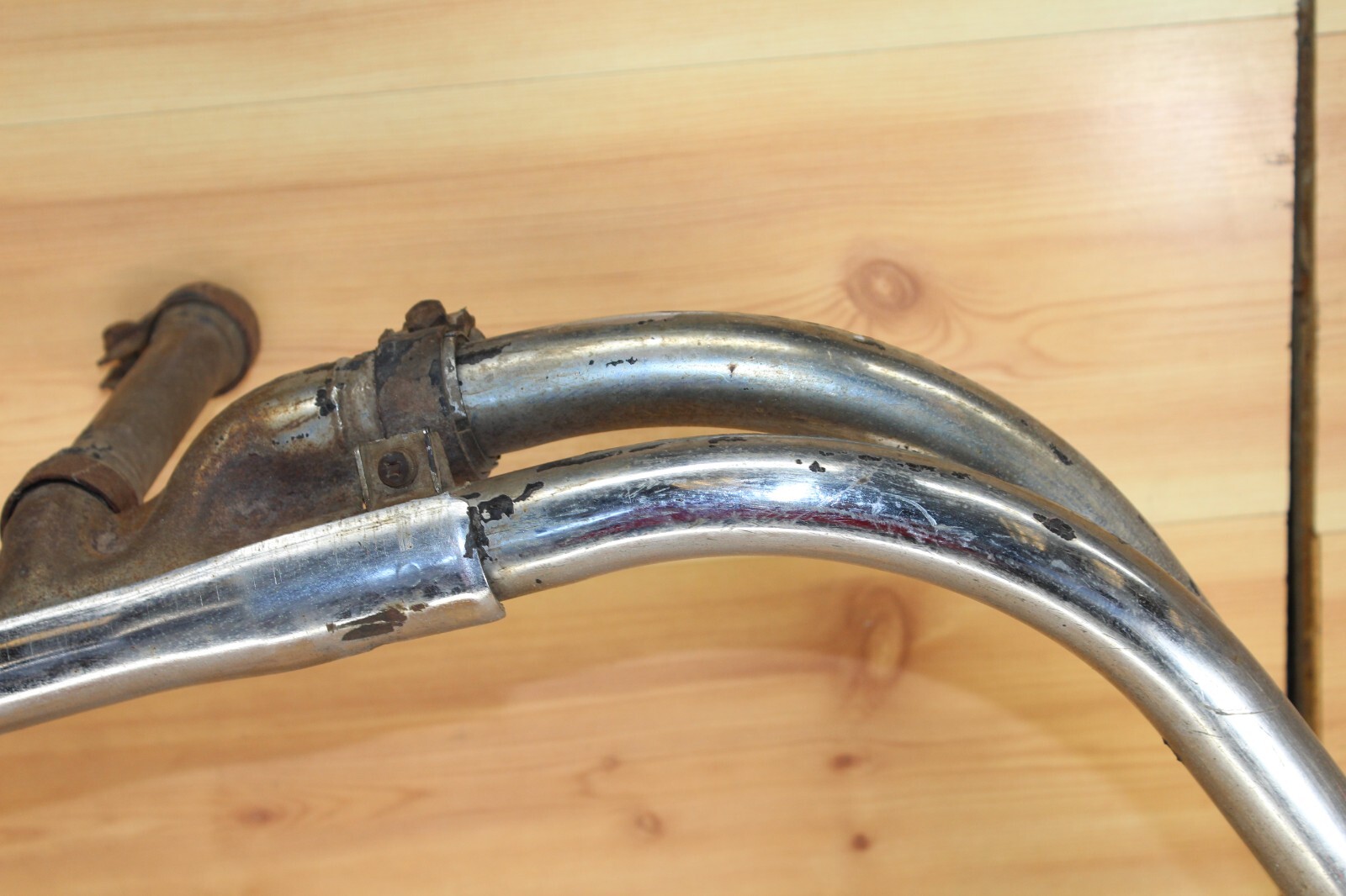 1980-1983 Kawasaki KZ750 KZ 750 LTD Left Muffler Exhaust Header Pipe 18001-1256