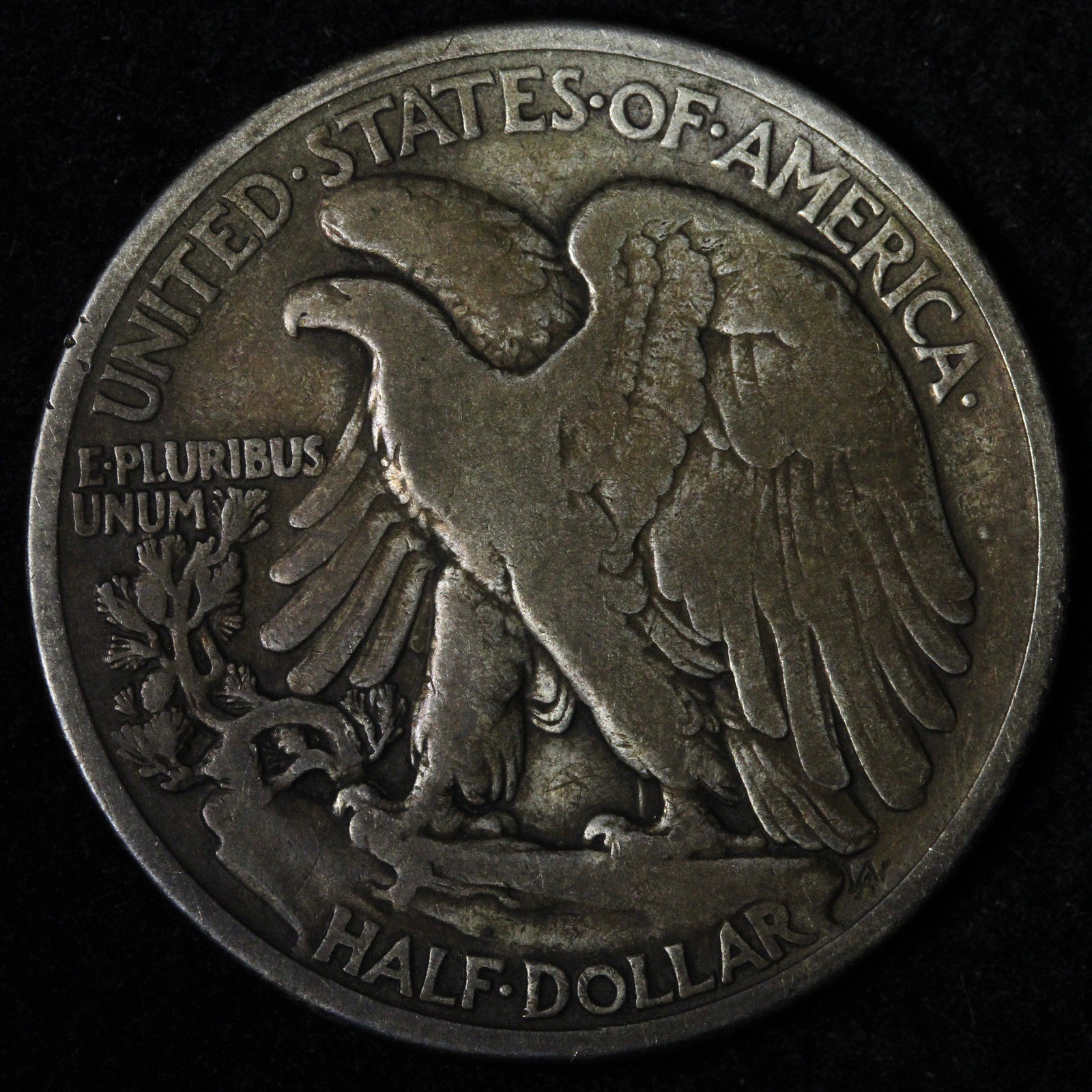 1916 Walking Liberty Silver Half Dollar FINE E337 WVMA