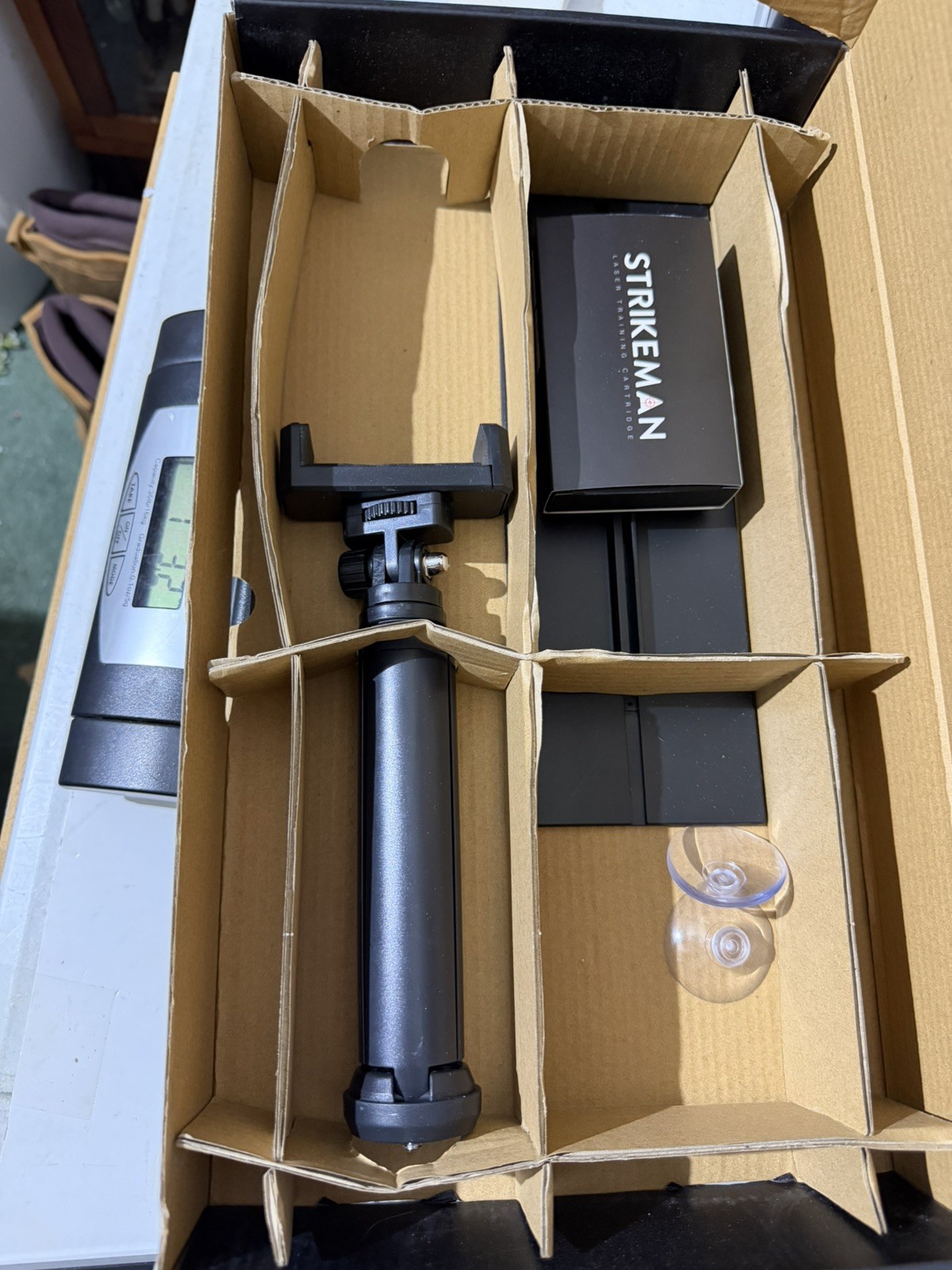 Strikeman Target & Phone Mount Laser Training System with 9mm cartridge