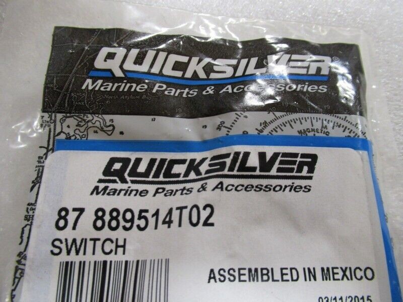 QUICKSILVER OEM SWITCH 75-90HP, and V6 Optimax series. 87- 889514A02-889514T02