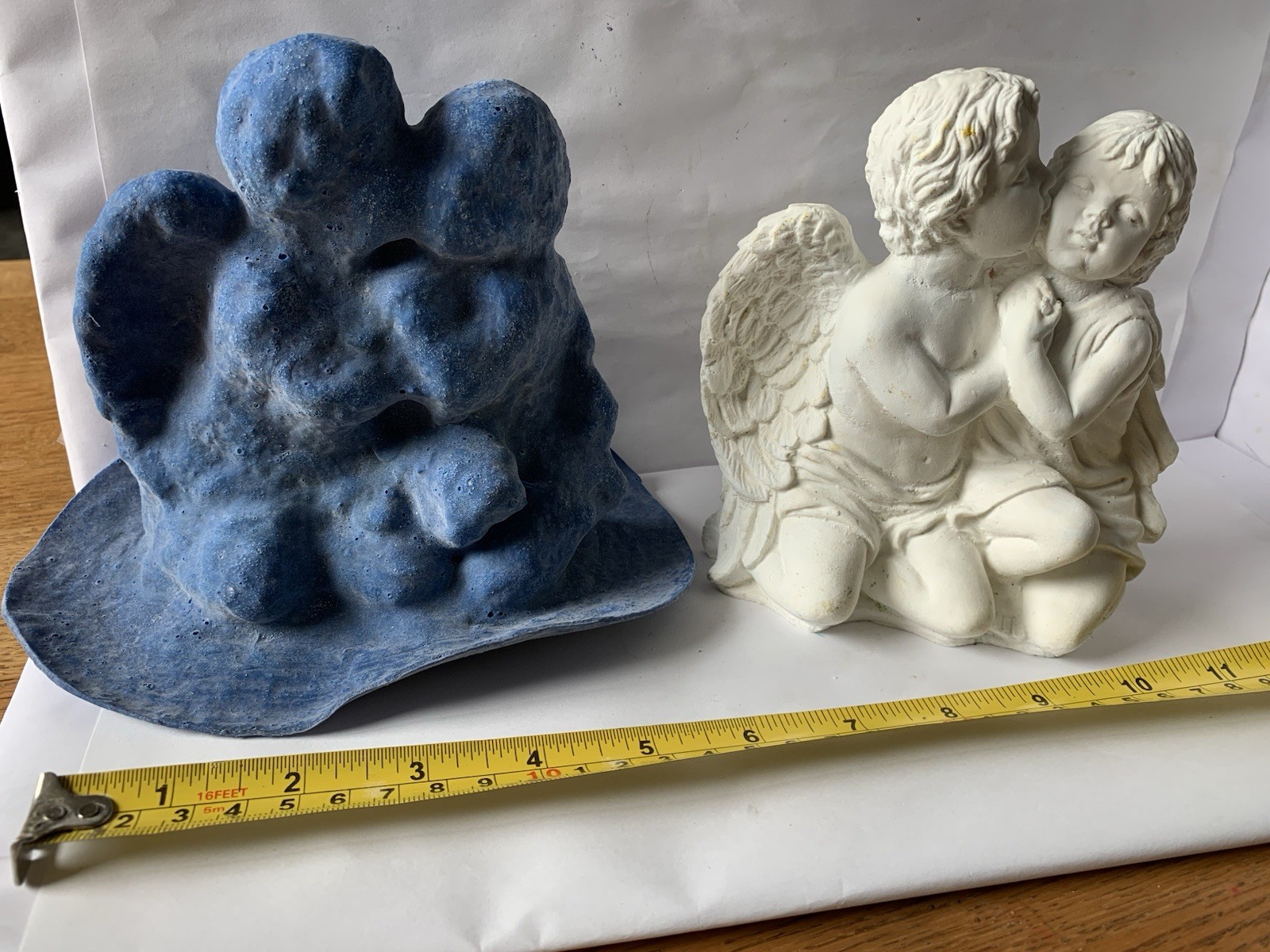 LATEX RUBBER MOLD Molds Large Angel Kissing Girl , height 6” (YKM-L5051)