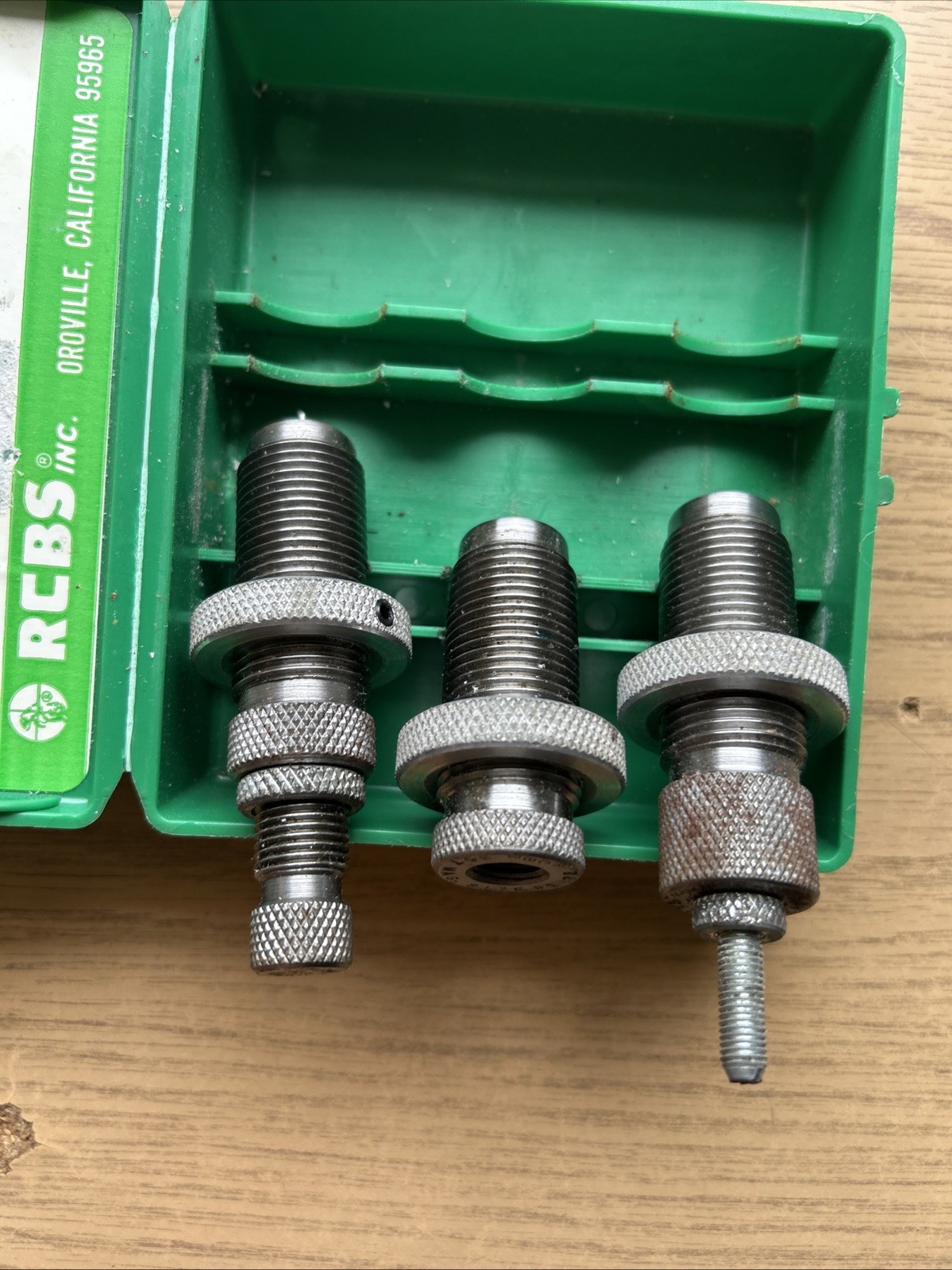 RCBS PRECISIONEERED .357 MAGNUM WC RELOADING DIE SET, GROUP B # 18207