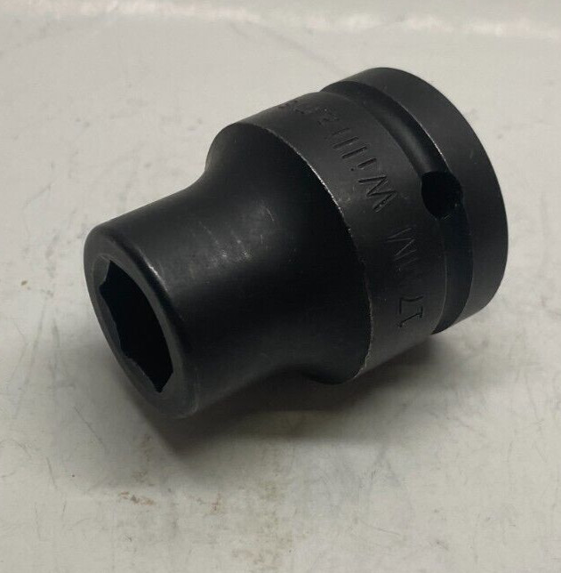 WILLIAMS 17mm 3/4" Drive Impact Socket - 6 pt - JHW6M-617A - Prepaid Shipping