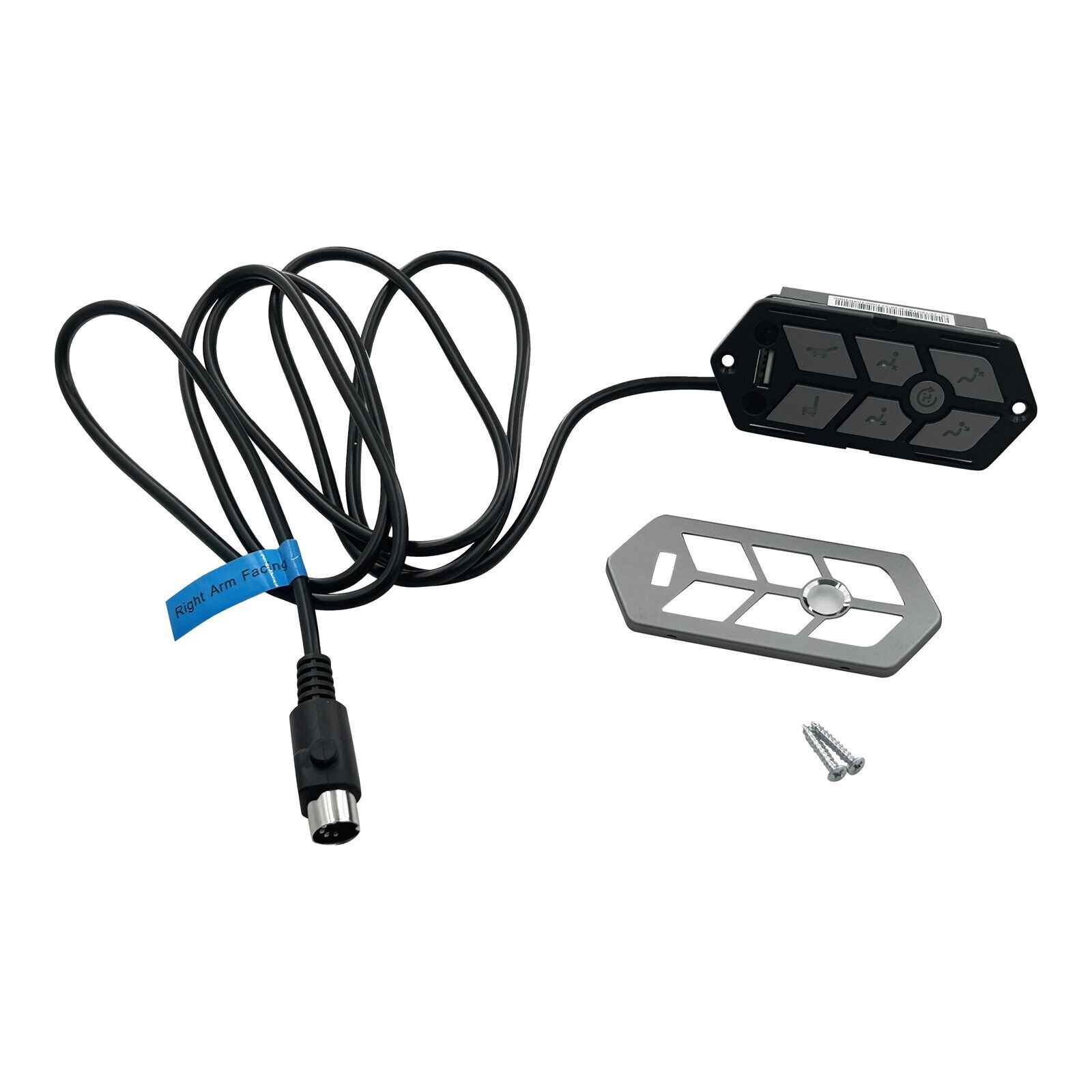 Recliner Emomo TRGIN 7 Button 5 Pin Switch Hand Control Replacement with USB