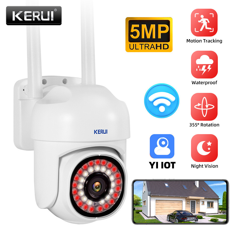 KERUI 5MP Wireless WiFi Security Camera System Smart Outdoor Night Vision 1080P