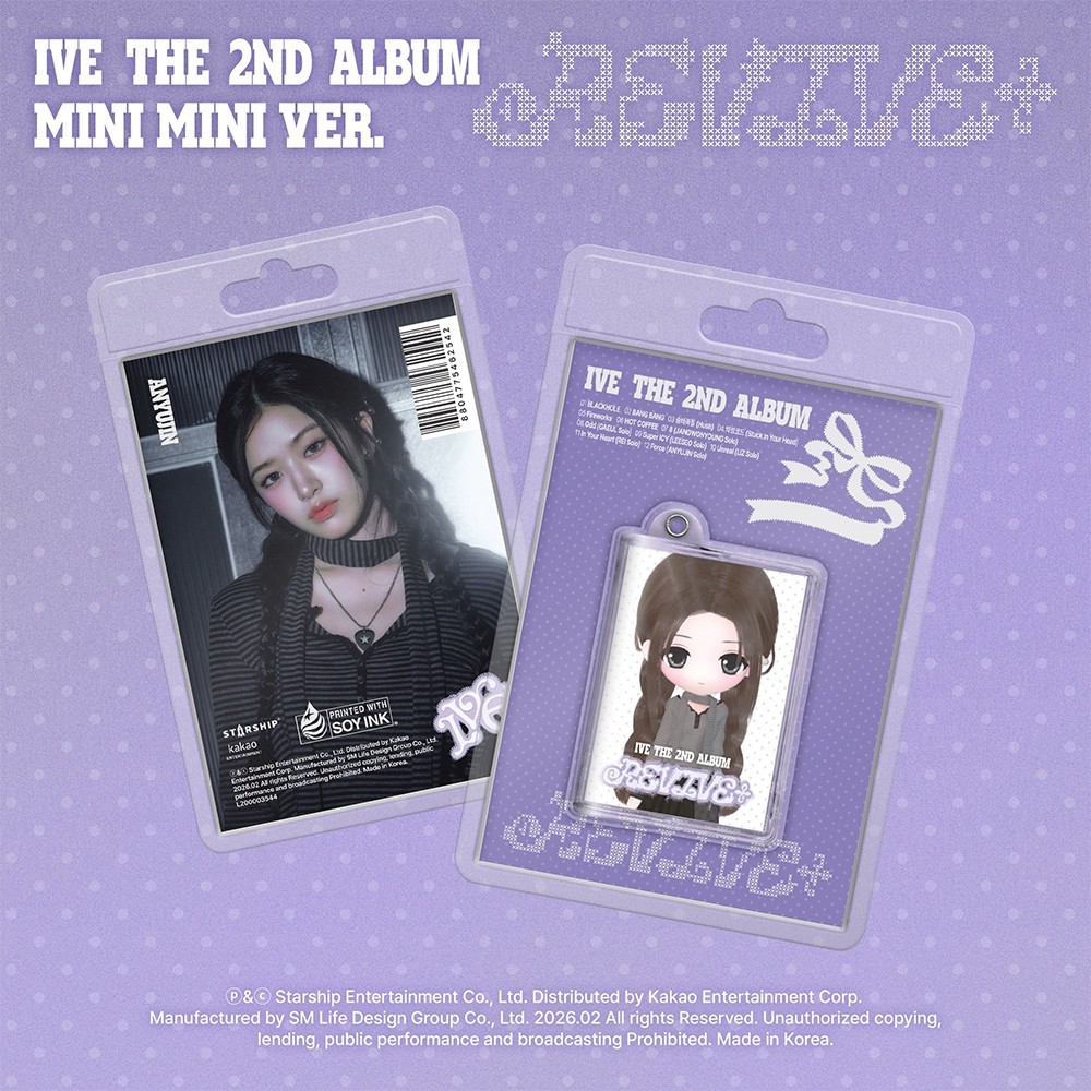 IVE [REVIVE+] The 2nd Album MINI MINI Ver. / QR Card+Photo Book+Card+GIFT SEALED