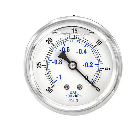 Pic Gauges Pro-202L-254A Industrialvacuumgauge,  +/-2-1-2%, Metalli