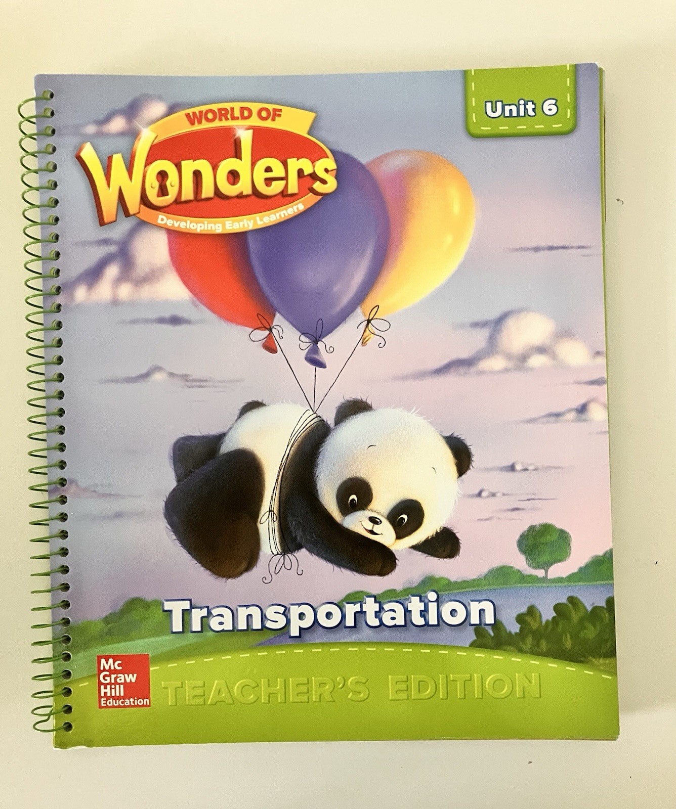 World Of Wonders Transportation Unit 6 Spiral